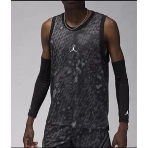 Jordan Basketball Dri-Fit Tank Top Mens Large Black Grey 23 Athletic Jumpman